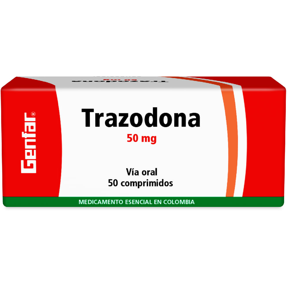 TRAZODONA 50 MG -GENFAR-_F