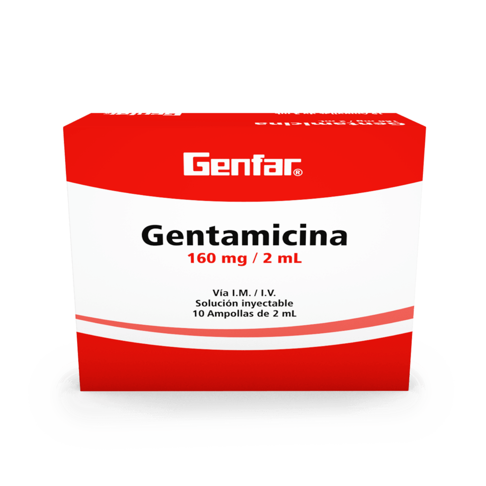 GENTAMICINA 160 MG -GENFAR-_F