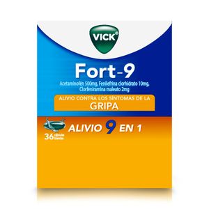 VICK FORT 9 MULTISINTOMAS GRIPAL