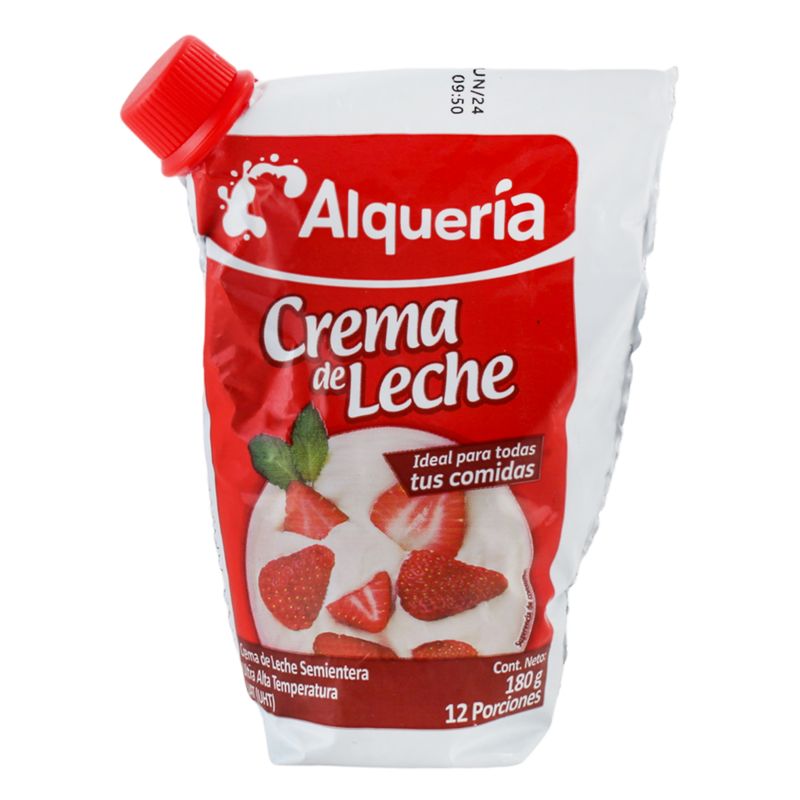 CREMA DE LECHE ALQUERIA ROJA U_F