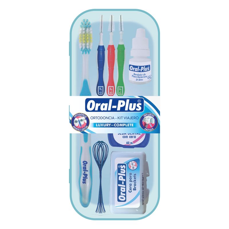 Kit Cepillo Ortodoncia Oral B KIT ORTODONCIA ORAL PLUS VIAJERO