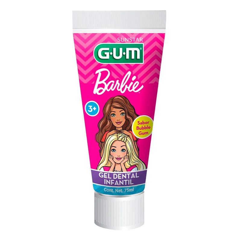 GEL DENTAL INFANTIL GUM BARBIE_F
