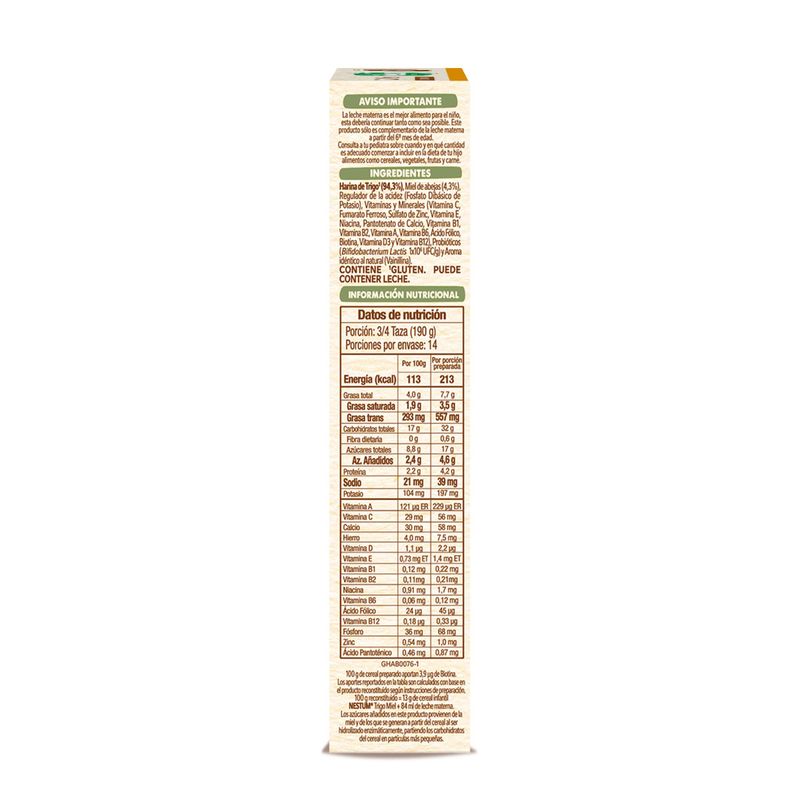 CEREAL INFANTIL NESTUM TRIGO M_A