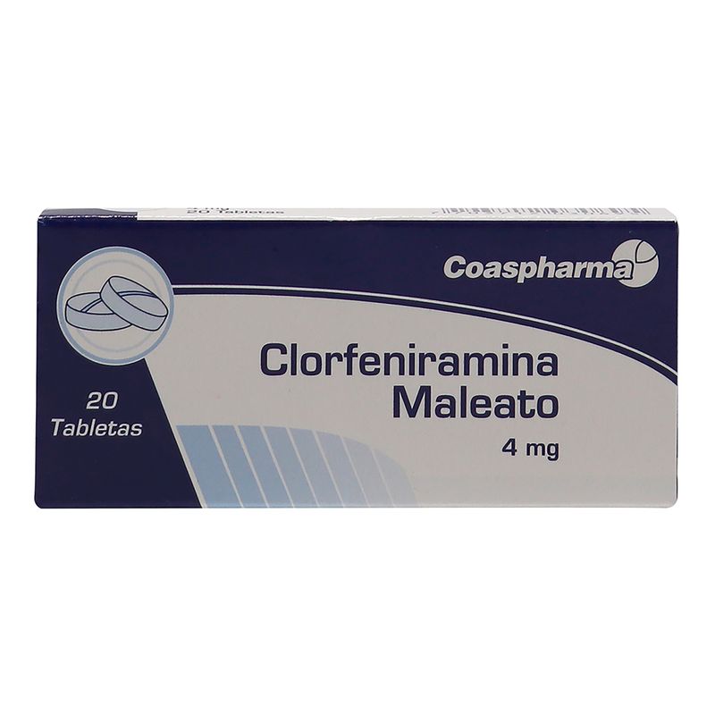 CLORFENIRAMINA 4 MG -COASPHARM_F