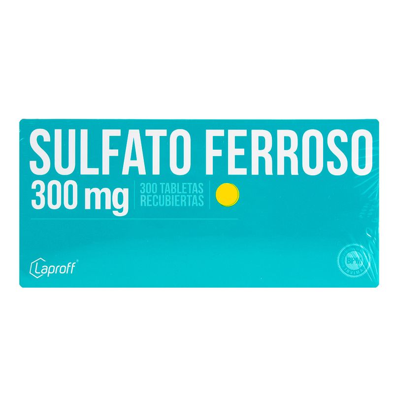 SULFATO FERROSO -LAPROFF-_F