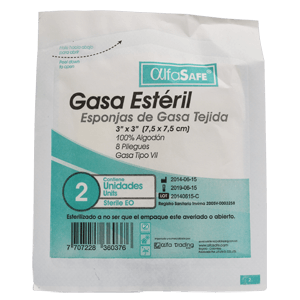 GASA TEJIDA ESTERIL 7-5X7-5 CM_F