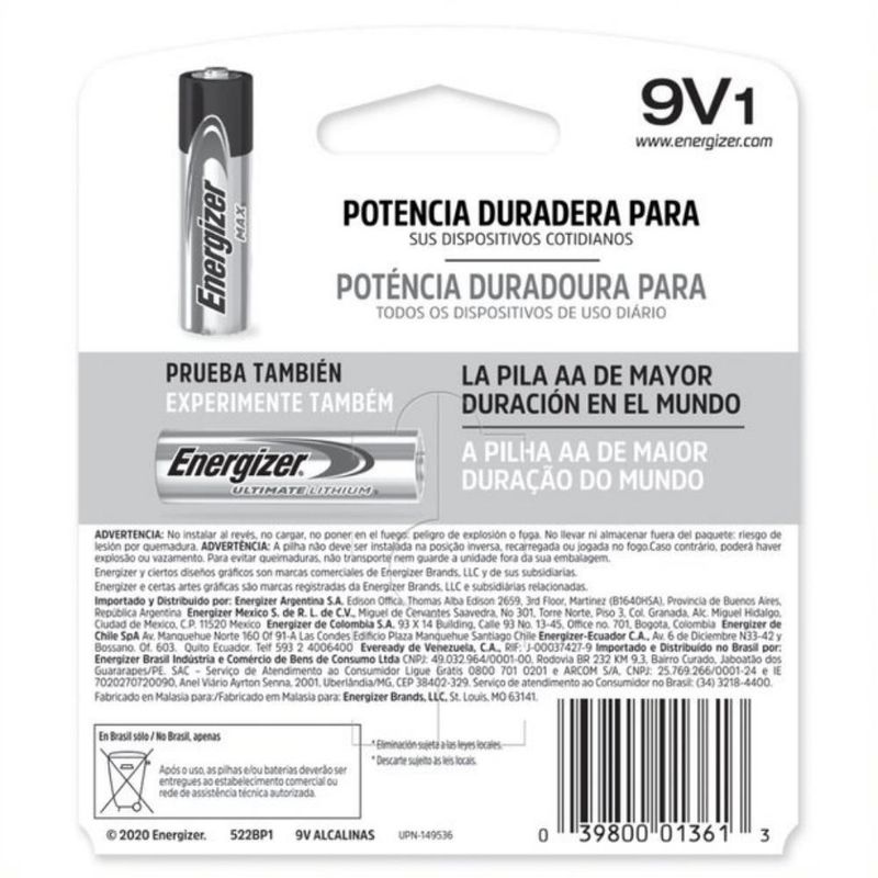 PILA ENERGEIZER ALCALINA -9V-_L