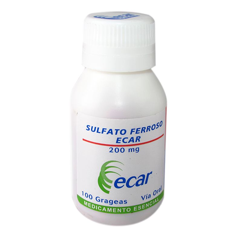 SULFATO FERROSO 200 MG_F