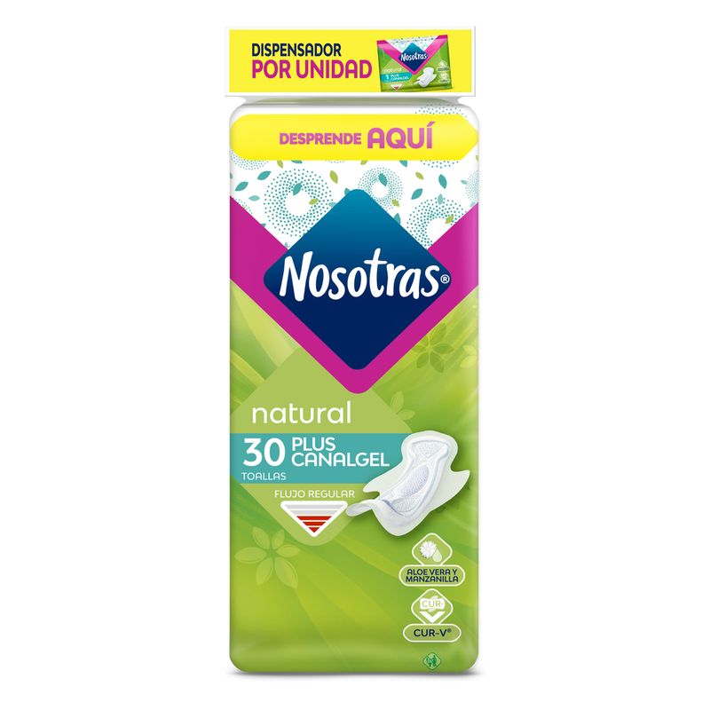 TOALLA NOSOTRAS PLUS CANAL GEL_F