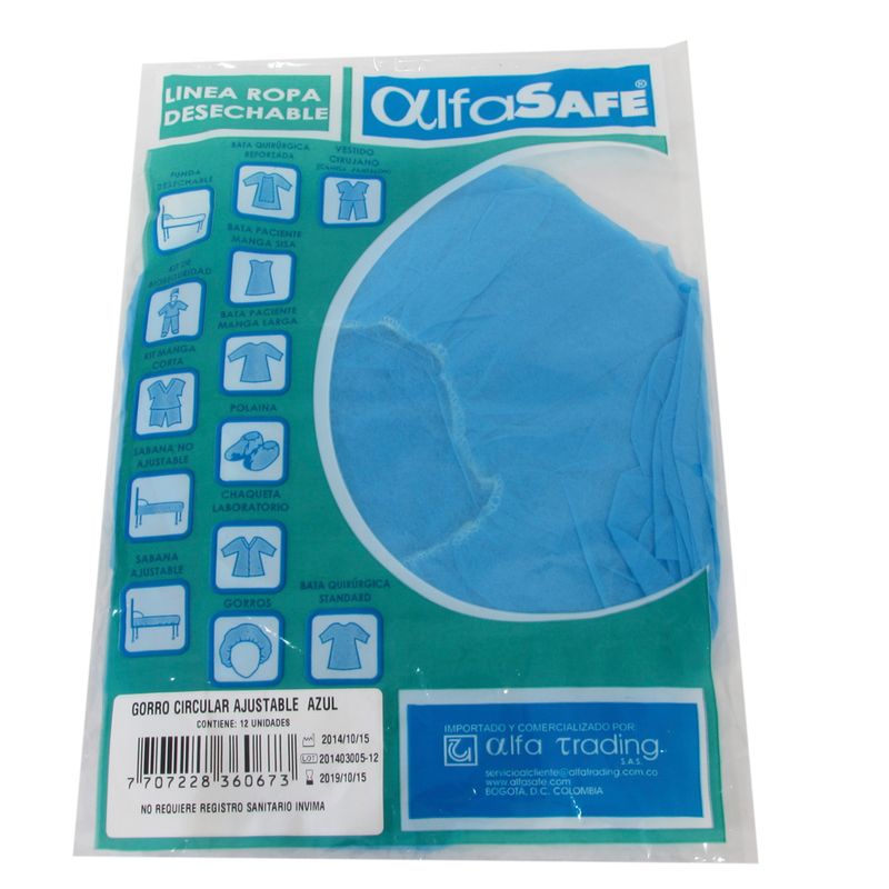 GORRO CIRCULAR AZUL ALFA SAFE_F