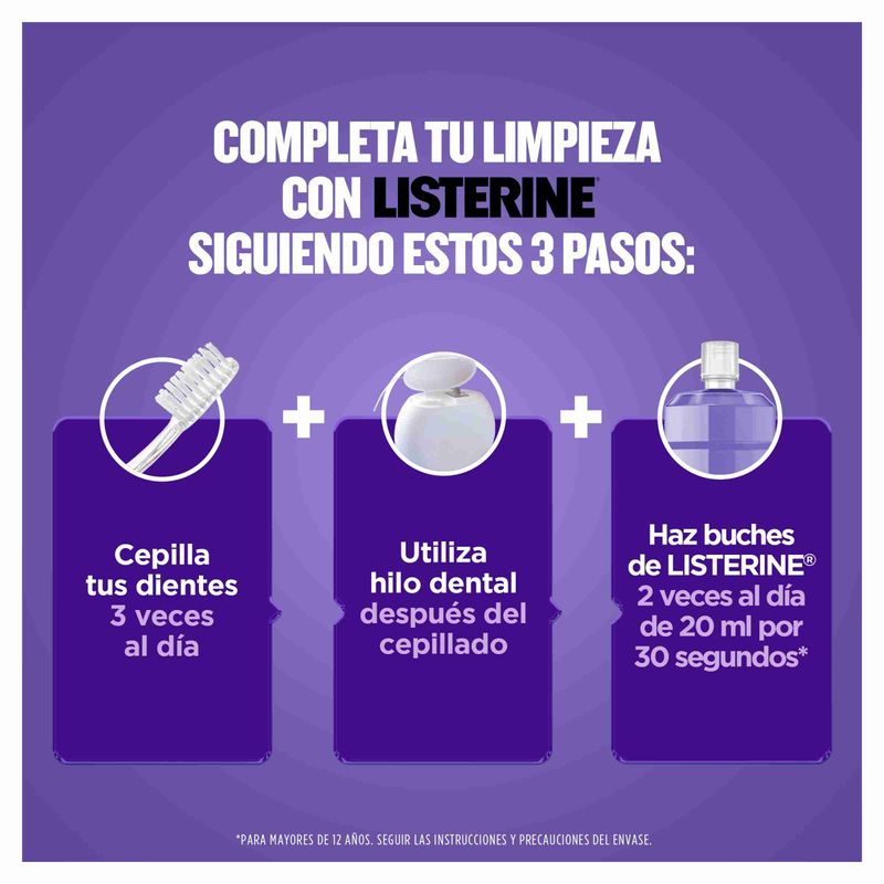 ENJUAGUE BUCAL LISTERINE CUIDA_A