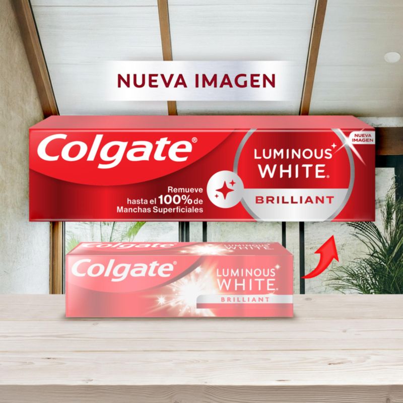 CRE DENT COLGATE LUMINOUS WHIT_P