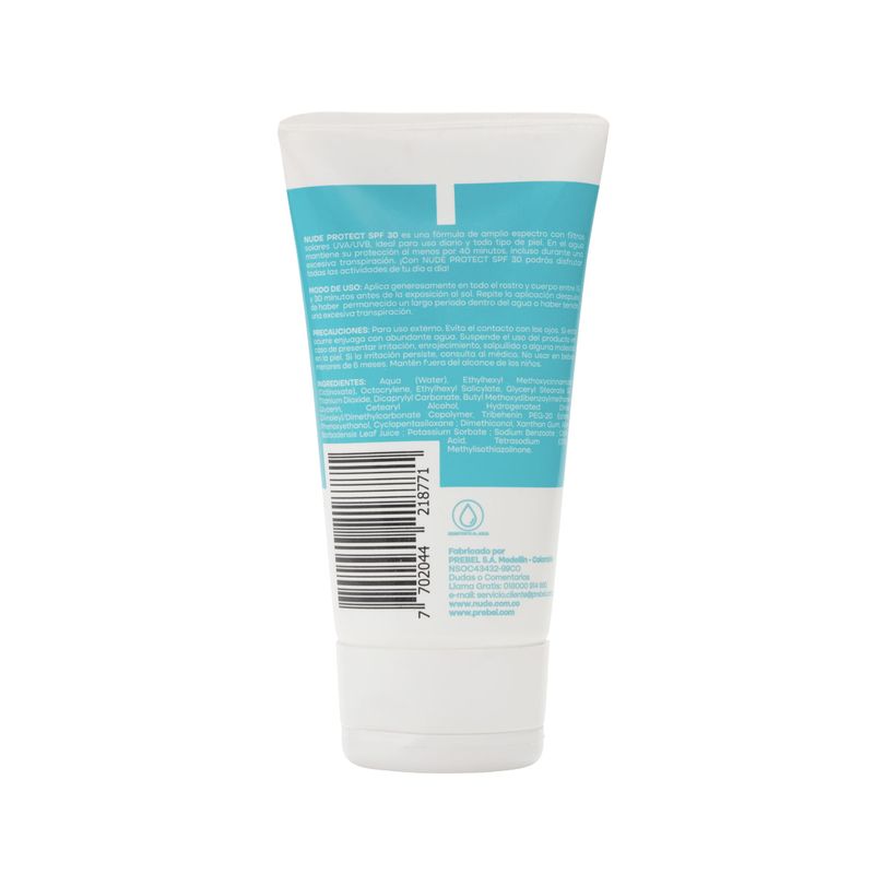 NUDE PROTECTOR SOLAR FPS 30_L