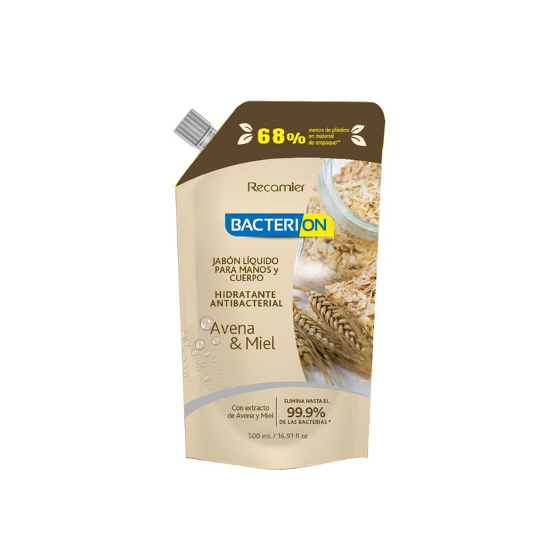 JABON BACTERION LIQ AVENA MIEL_F