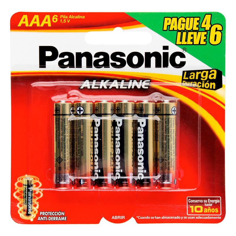 OF PILAS PANASONIC AAA ALK_F