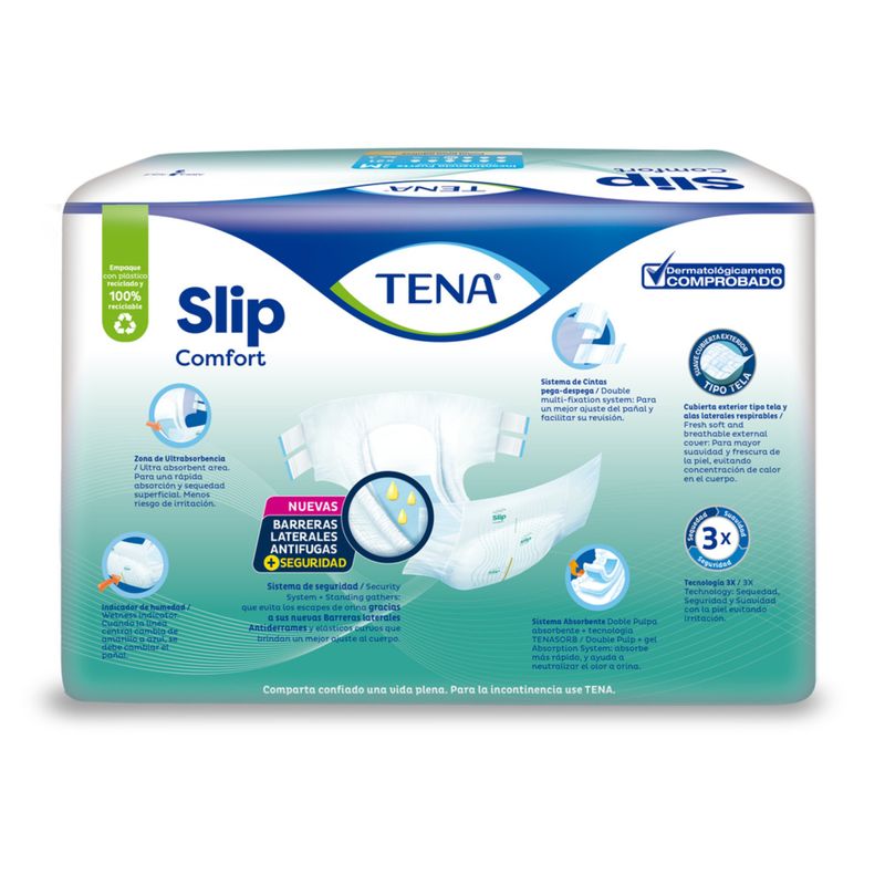 PANAL ADUL TENA SLIP COMFORT M_L