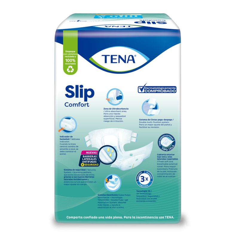 PANAL ADUL TENA SLIP COMFORT L_P
