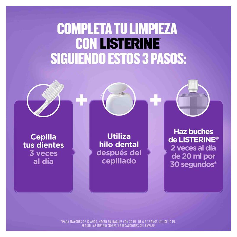 ENJUAGUE BUCAL LISTERINE CUIDA_A