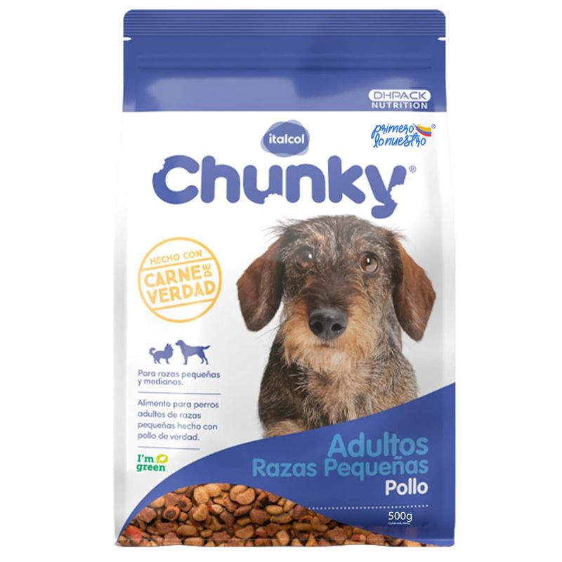 CHUNKY ADULTO RAZAS PEQ POLLO_F