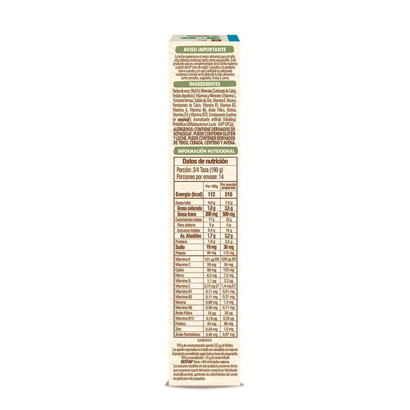 CEREAL INFANTIL NESTUM ARROZ_A