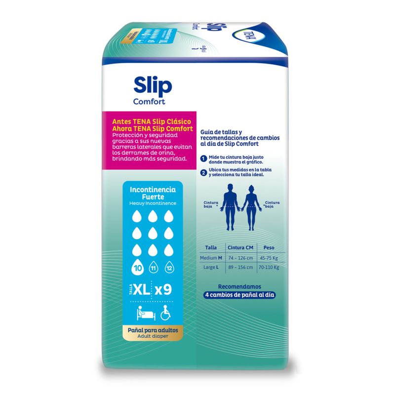 PAÑAL ADU TENA SLIP COMFORT XL_P