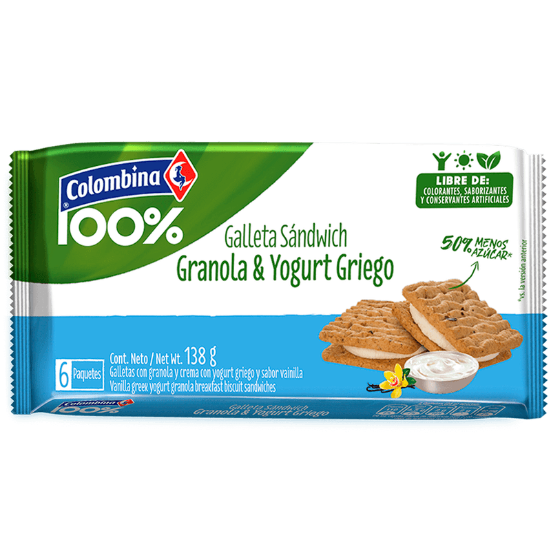 GALLETA COLOMBI100%GRAYOG G_F