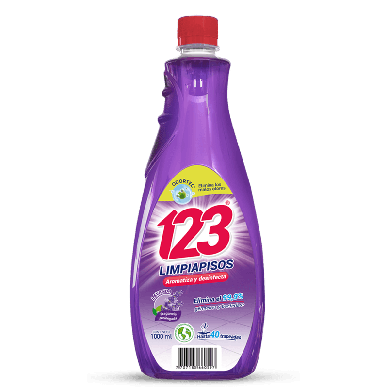 LIMPIAPISOS 123 LAVANDA_F