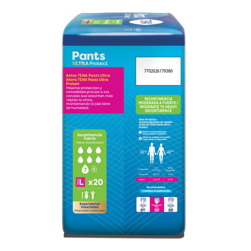 PAÑAL TENA PANTS ULTRA L_P
