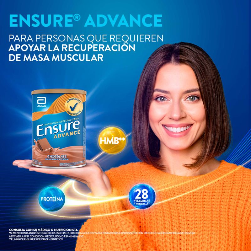 ENSURE ADVANCE CHOCOLATE POLVO_L