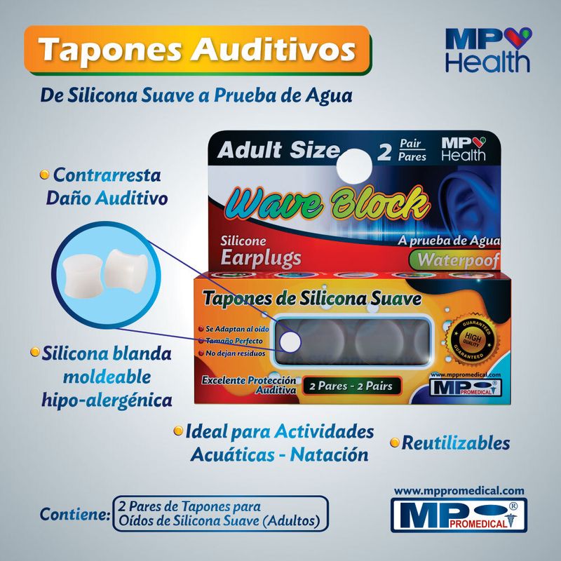 TAPONES PARA OIDO ADULTO 2 PAR_L