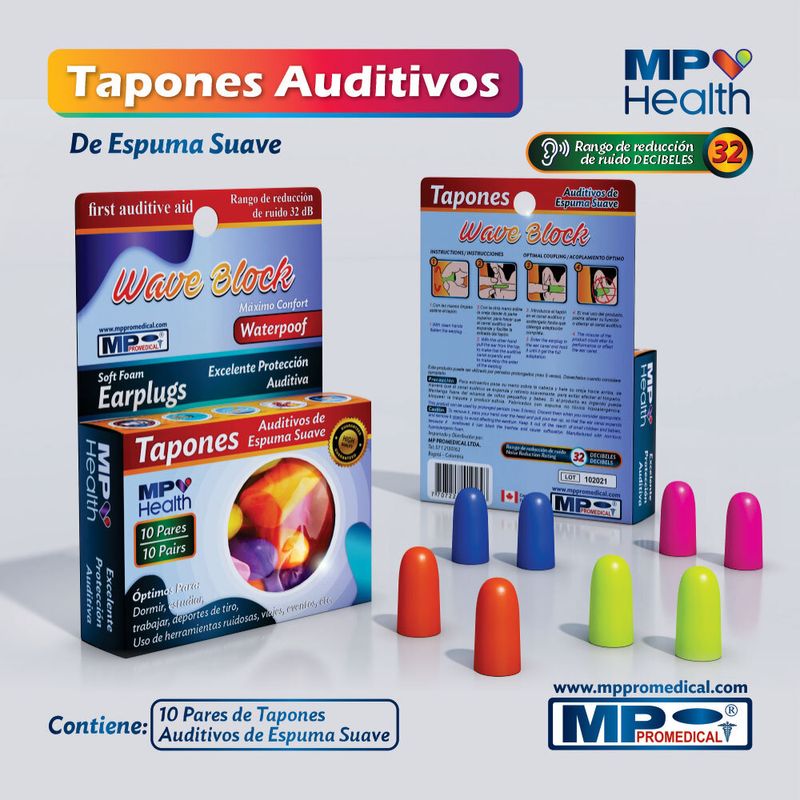 TAPONES PARA OIDO WAVE BLOCK_P