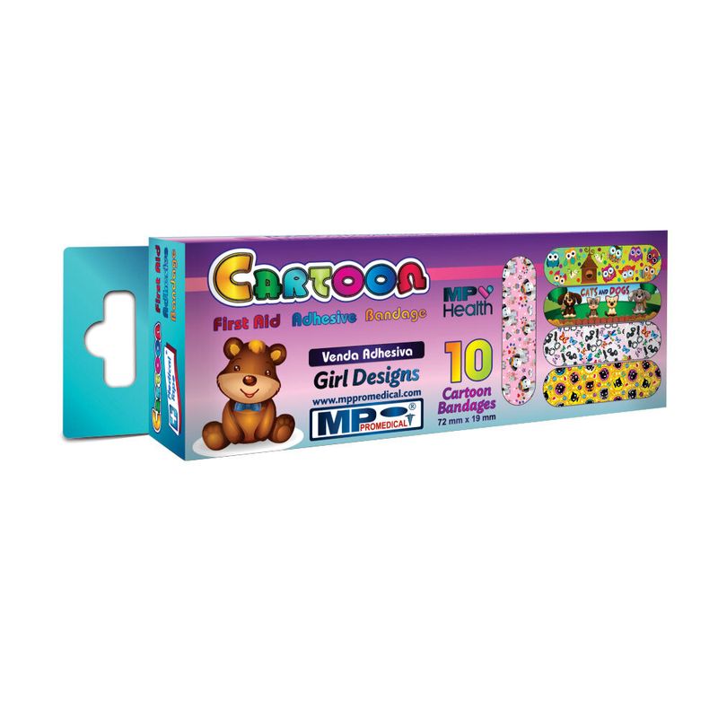 CURAS CARTOON NIÑA X10 MP PROM_F