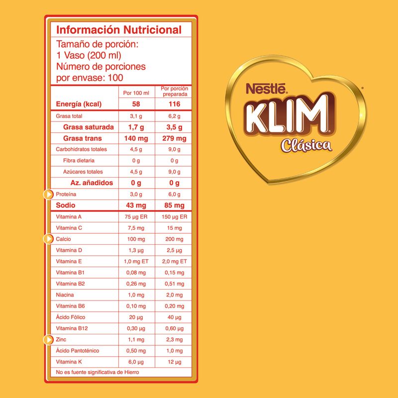 LECHE KLIM CLASICA FORTIFICADA_A