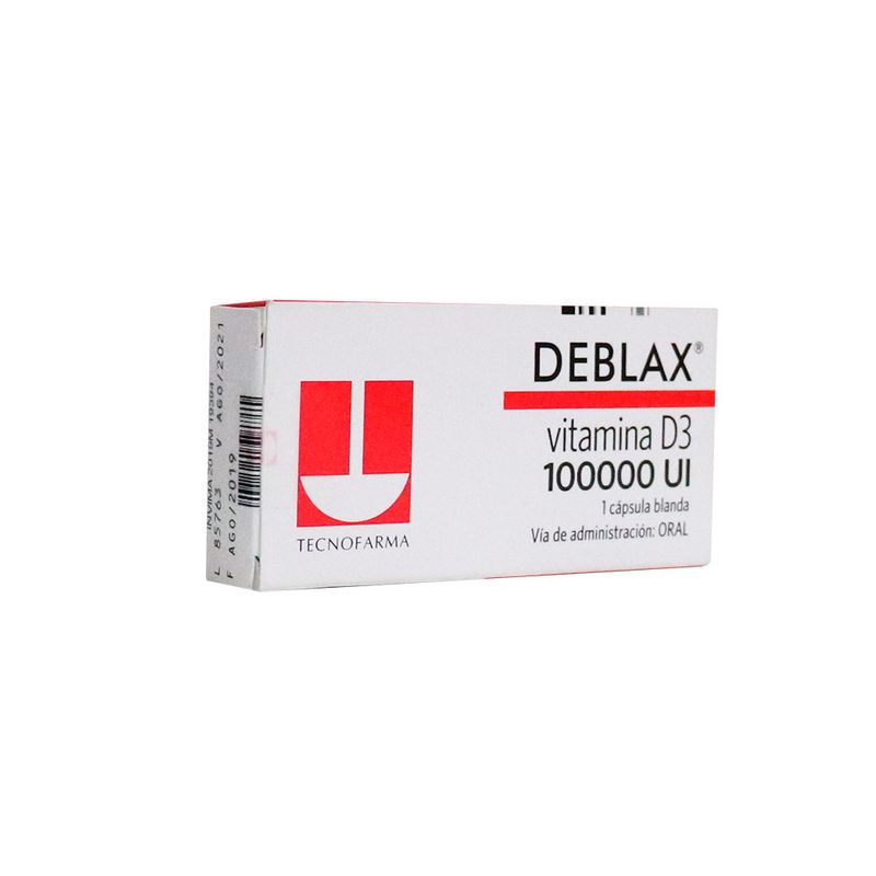 DEBLAX VITAMINA D3 100-000 UI_F