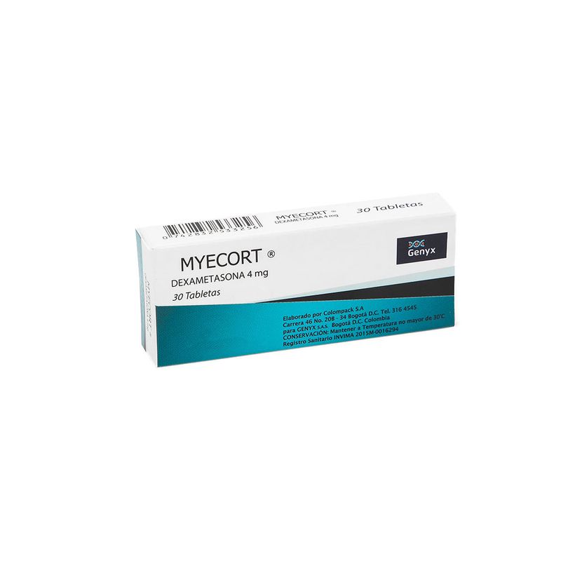 MYECORT -DEXAMETASONA- 4 MG_F