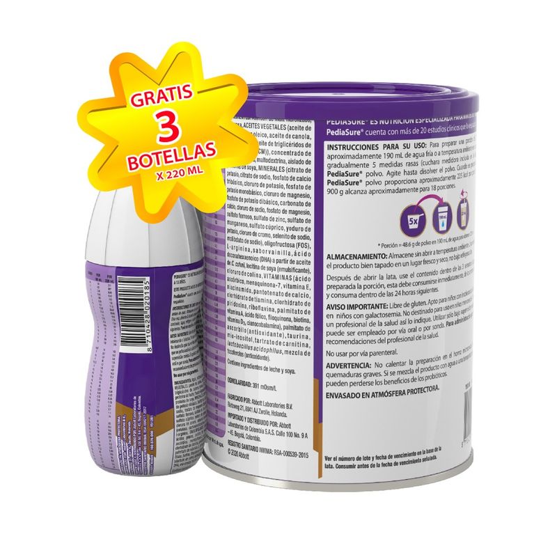 OF PEDIASURE- 3 BOTELLAS_P