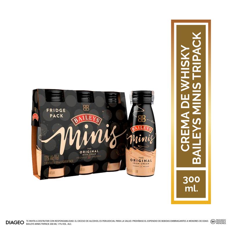 CREMA DE WHISKY BAILEYS MINIS_L