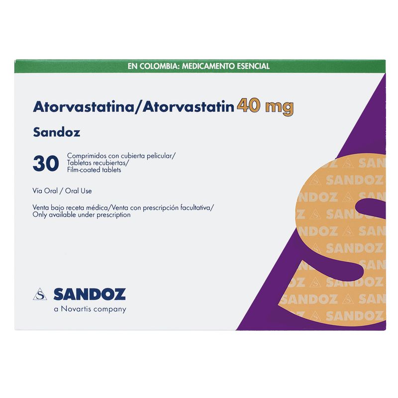 ATORVASTATINA 40 MG -SANDOZ-_F