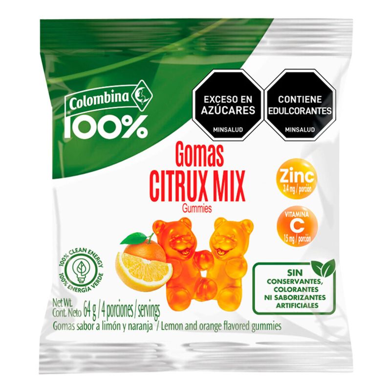 GOMAS GRISSLY 100% VIT C-ZINC_F