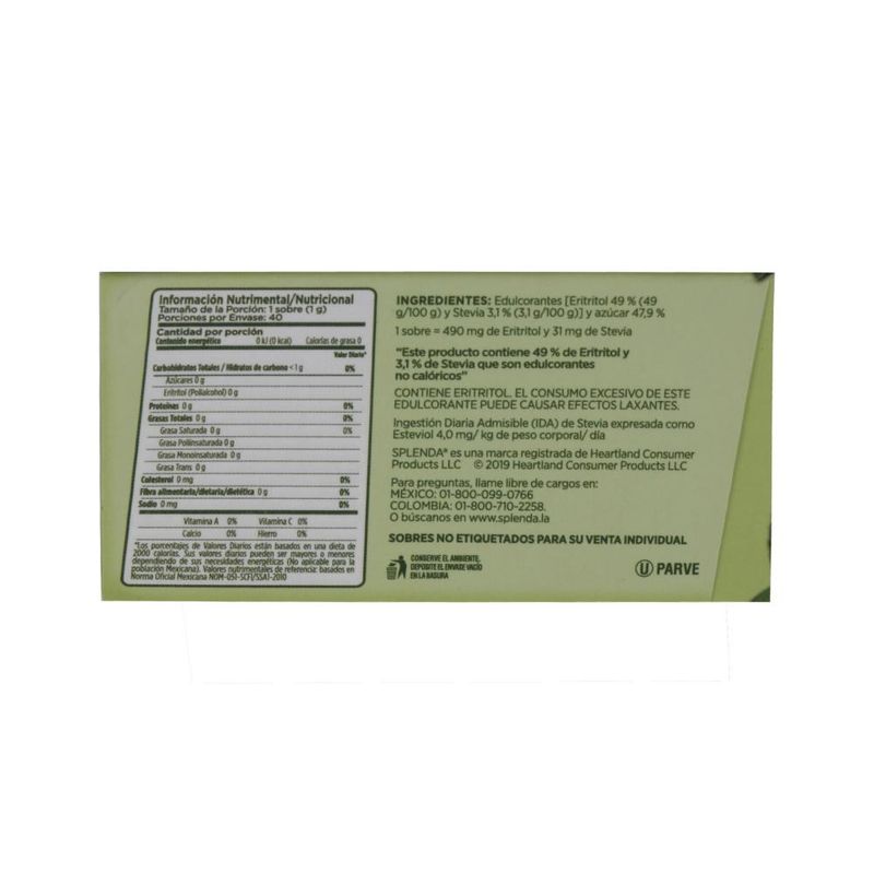 ENDULZAN SPLENDASTEVIA NATUR_L