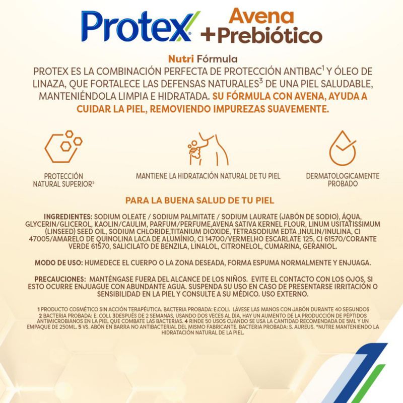 JABON BARRA PROTEX AVENA X 3 U_C