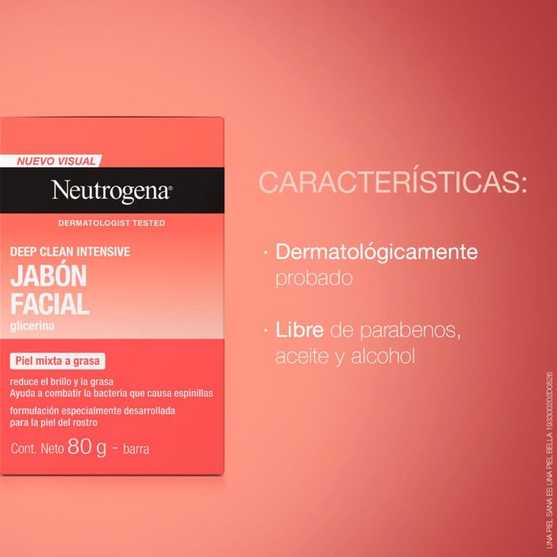 JABÓN FACIAL BARRA NEUTROG DEE_L