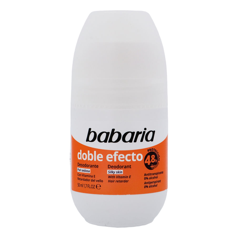 DESODORANTE BABARIA DOBLE EFECTO PIEL SEDOSA ROLLON