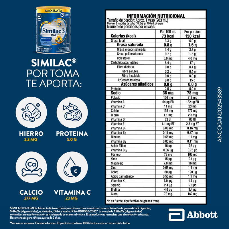 FORMULA DE CRECIMIENTO SIMILAC_C