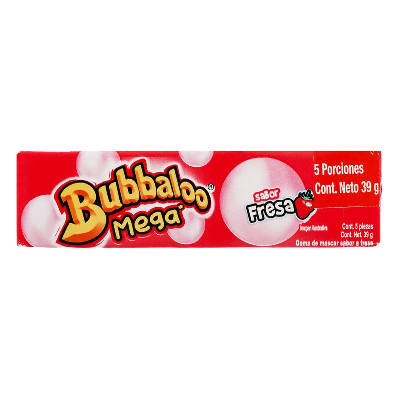 CHICLES BUBBALOO FRESA MEGA_F