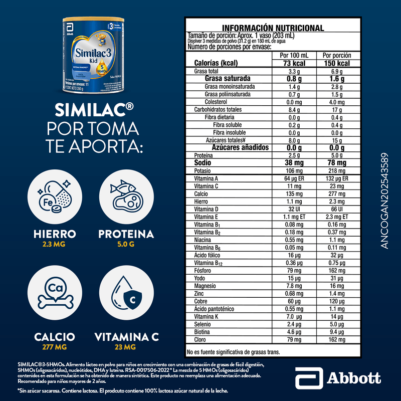 FORMULA DE CRECIMIENTO SIMILAC_C