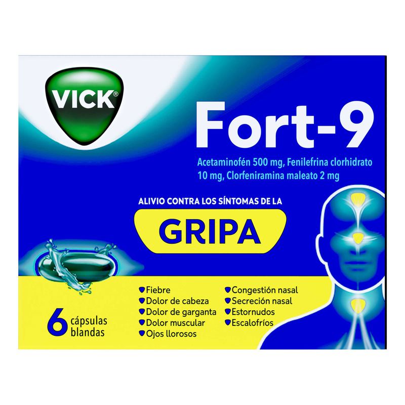 VICK FORT-9 MULTISINTOMAS GRIP_F