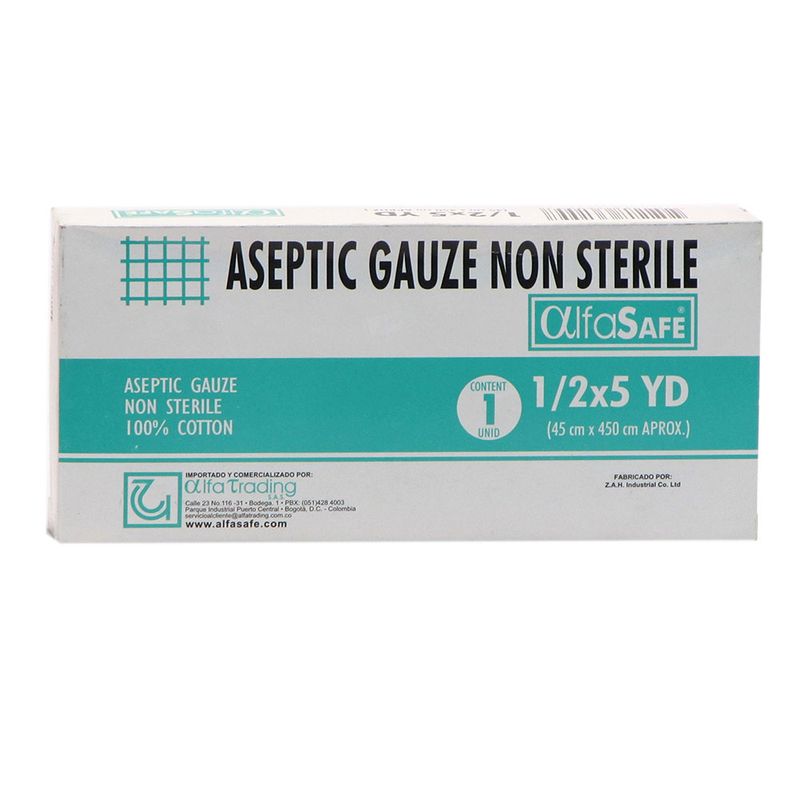 GASA ASEPTICA ALFA 1-2 X 5 YD_F