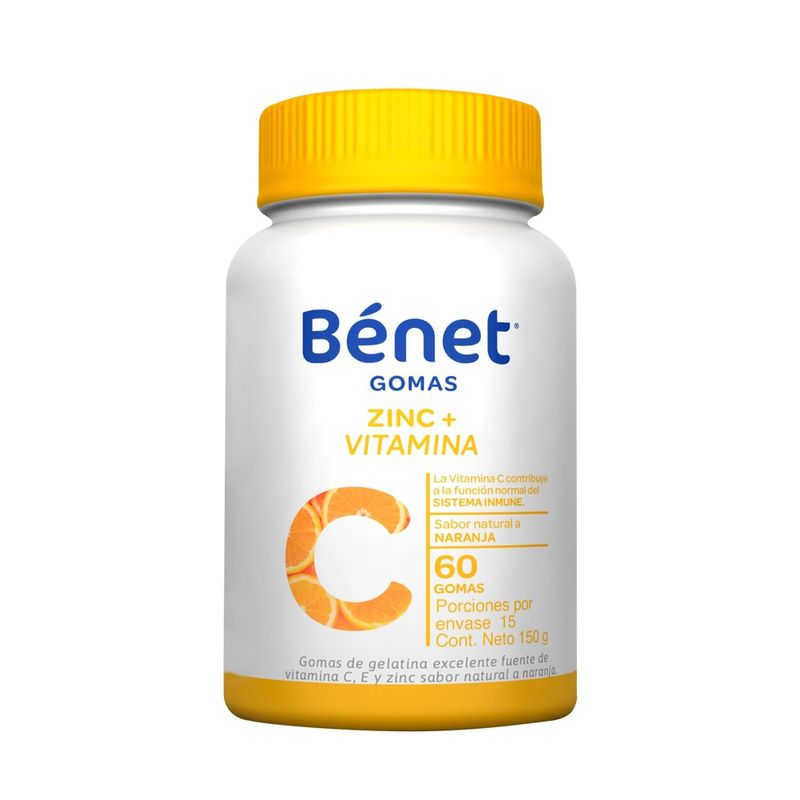 GOMAS BENET VITAMINA C - ZINC_F