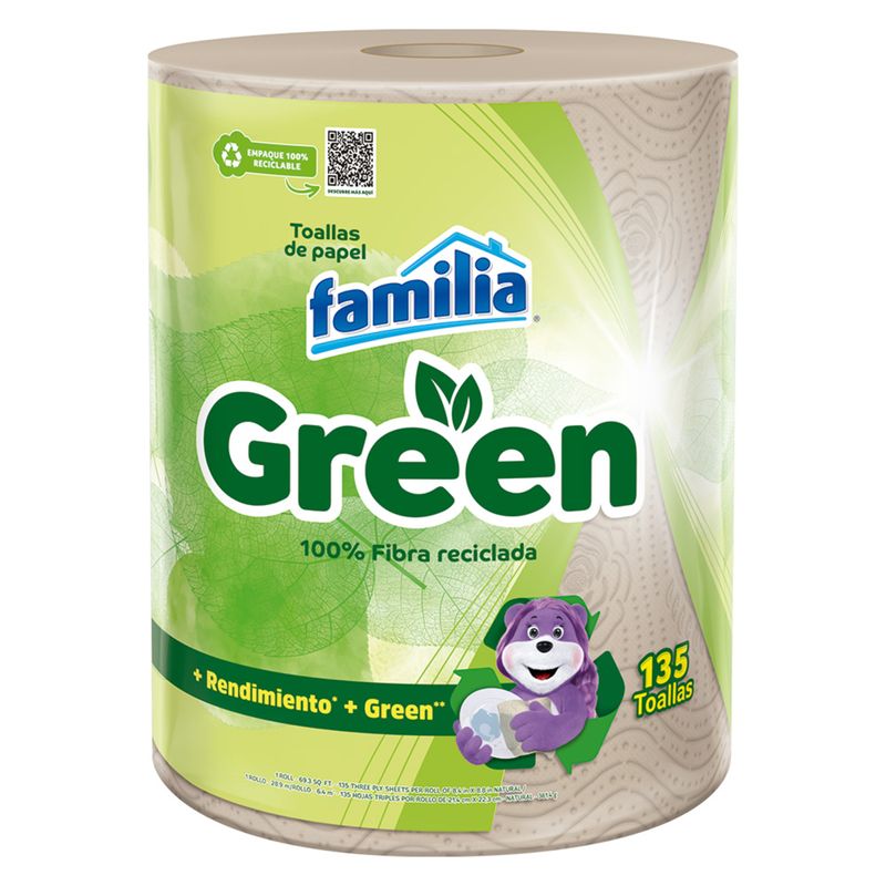 TOALLA DE COCINA FAMILIA GREEN_F
